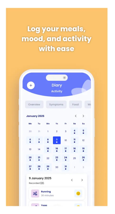 My Healthy Weight — screen 3